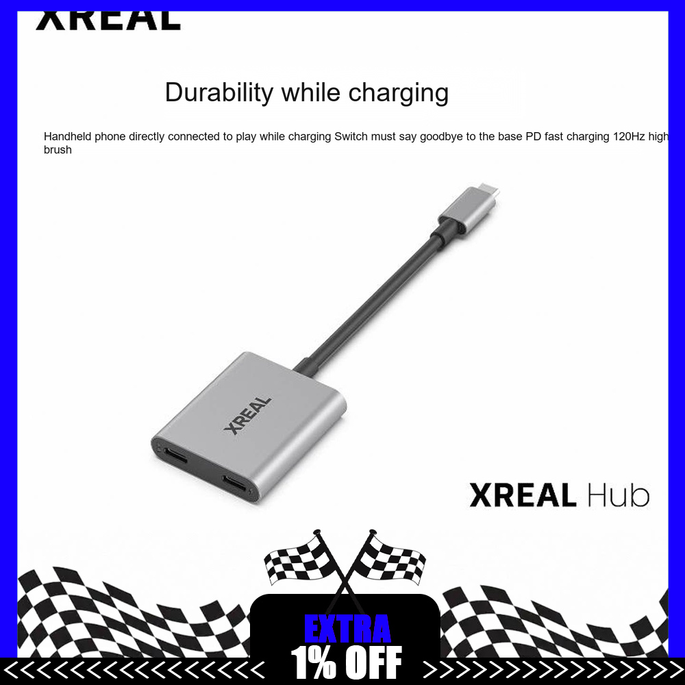 Gaming Console Rog Ally - Adaptador USB-C XREAL Hub para óculos