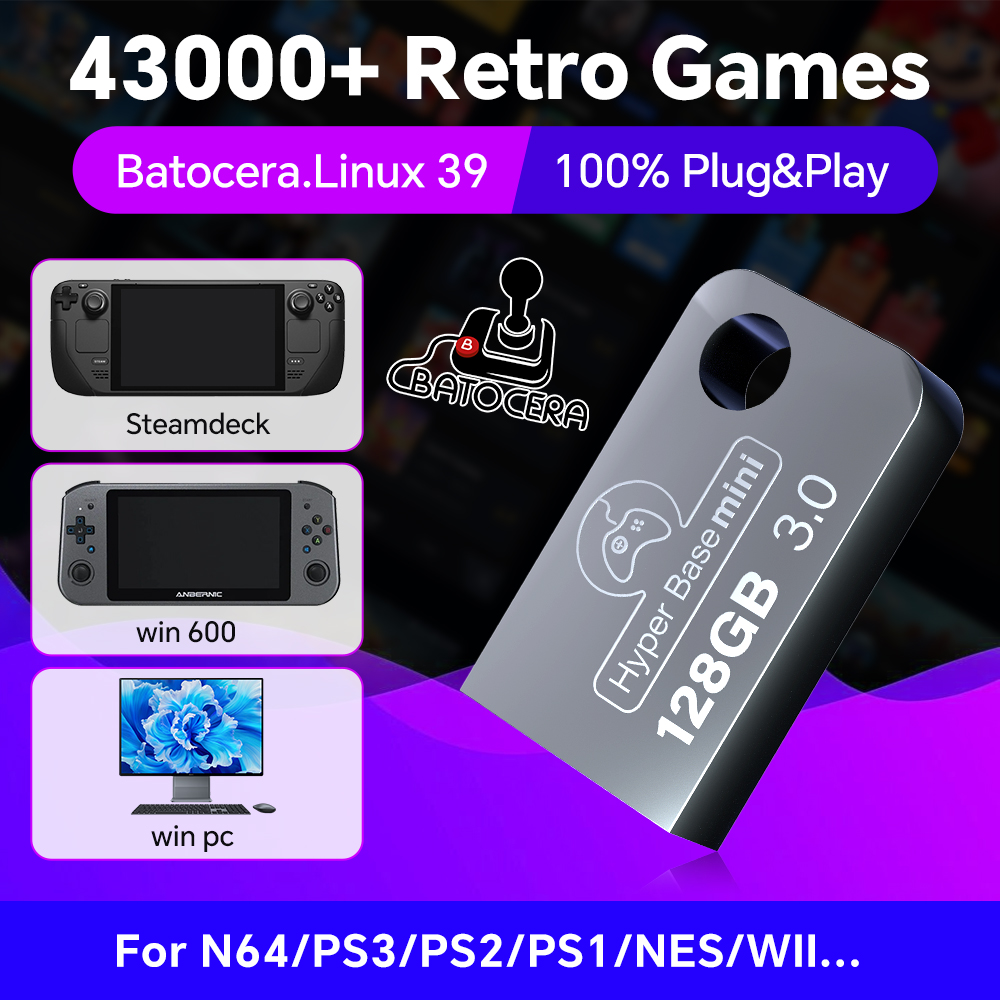 Gaming Console Latest - Batocera 128g usb flash drive para
