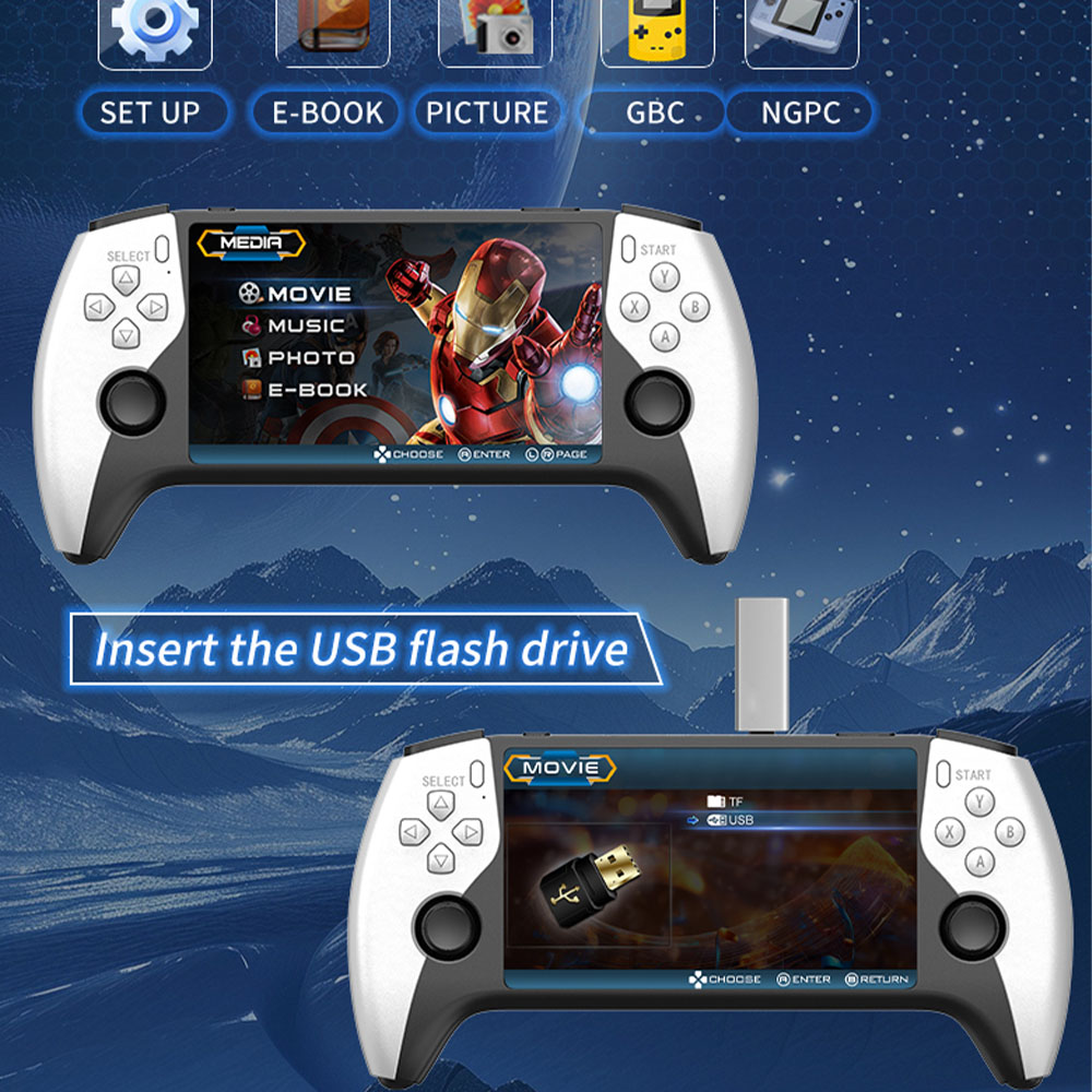 Novo Console de Jogos Portátil - Gaming Console Latest avaliação e preço