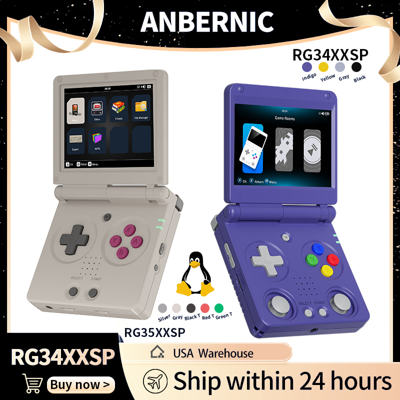 Anbernic RG34XXSP RG35XXSP Fli - Gaming Console Latest avaliação e preço
